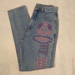 Traffic Jeans vintage Hi waist embroidered jeans 9